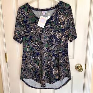NWT LuLaRoe Iris Simply Comfortable Short Sleeve Top Medium
